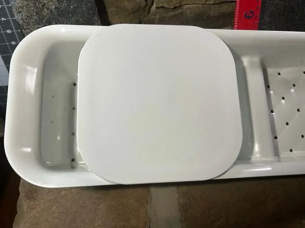 Kohler White Sink KOHLER Riverby Rinsing Colander with Cutting Board 1167299